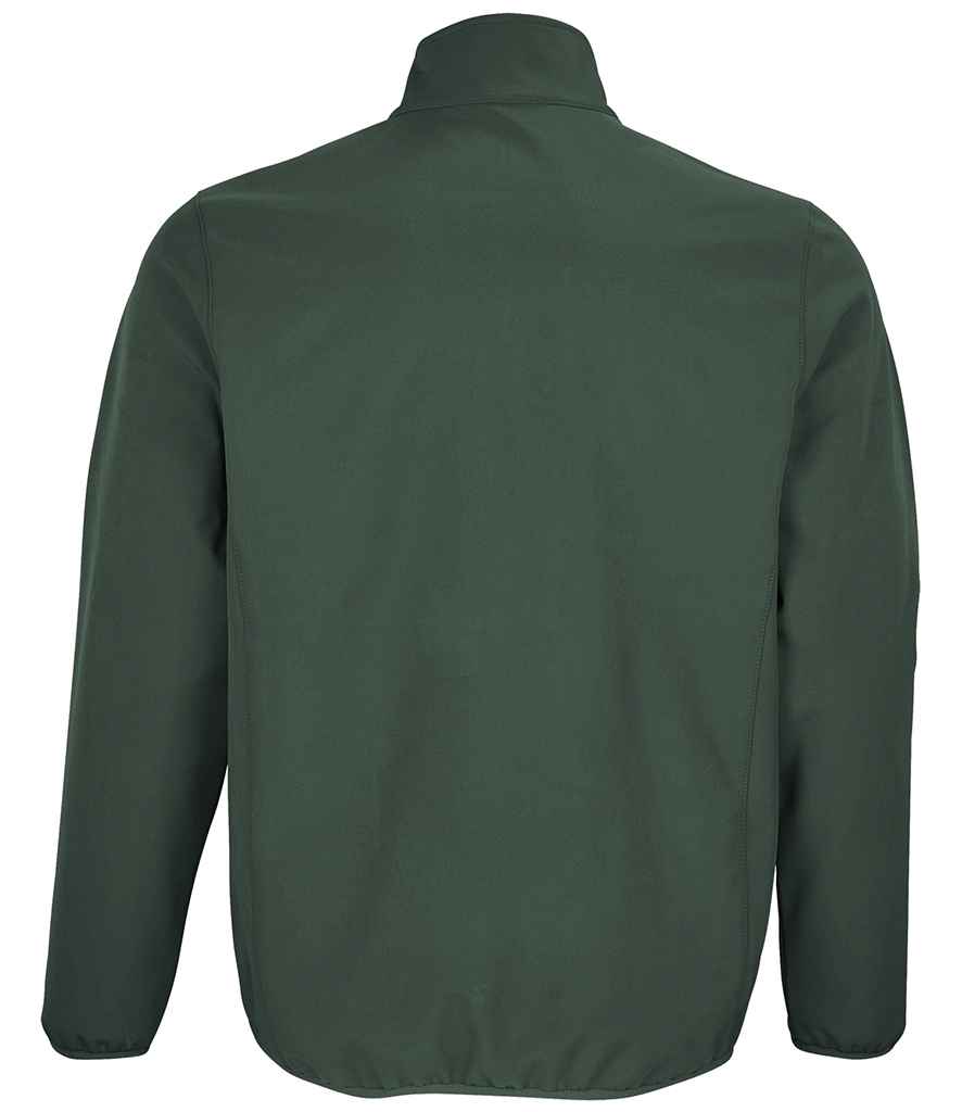 SOL'S Falcon Recycled Soft Shell Jacket in Forest Green, back view