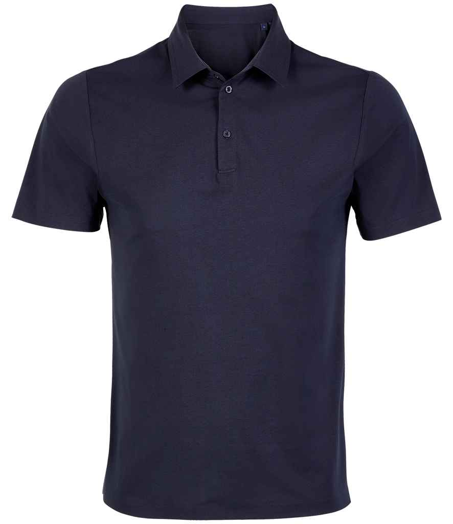 NEOBLU Relax Oscar Jersey Polo Shirt in Night Blue, front view