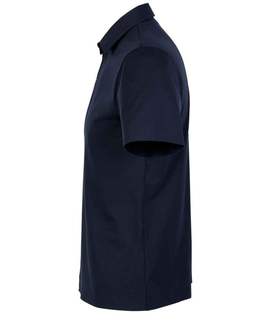 NEOBLU Relax Oscar Jersey Polo Shirt in Night Blue, side view