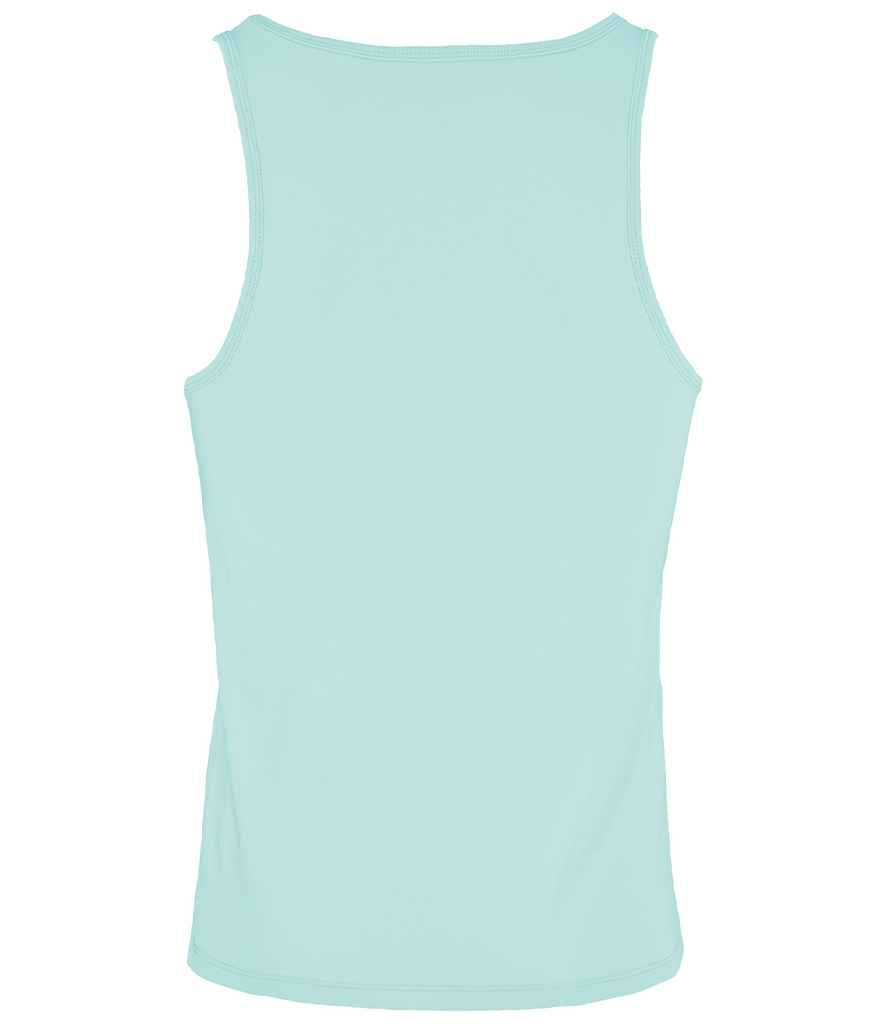SOL'S Unisex Crusader Tank Top in Arctic Blue, back view