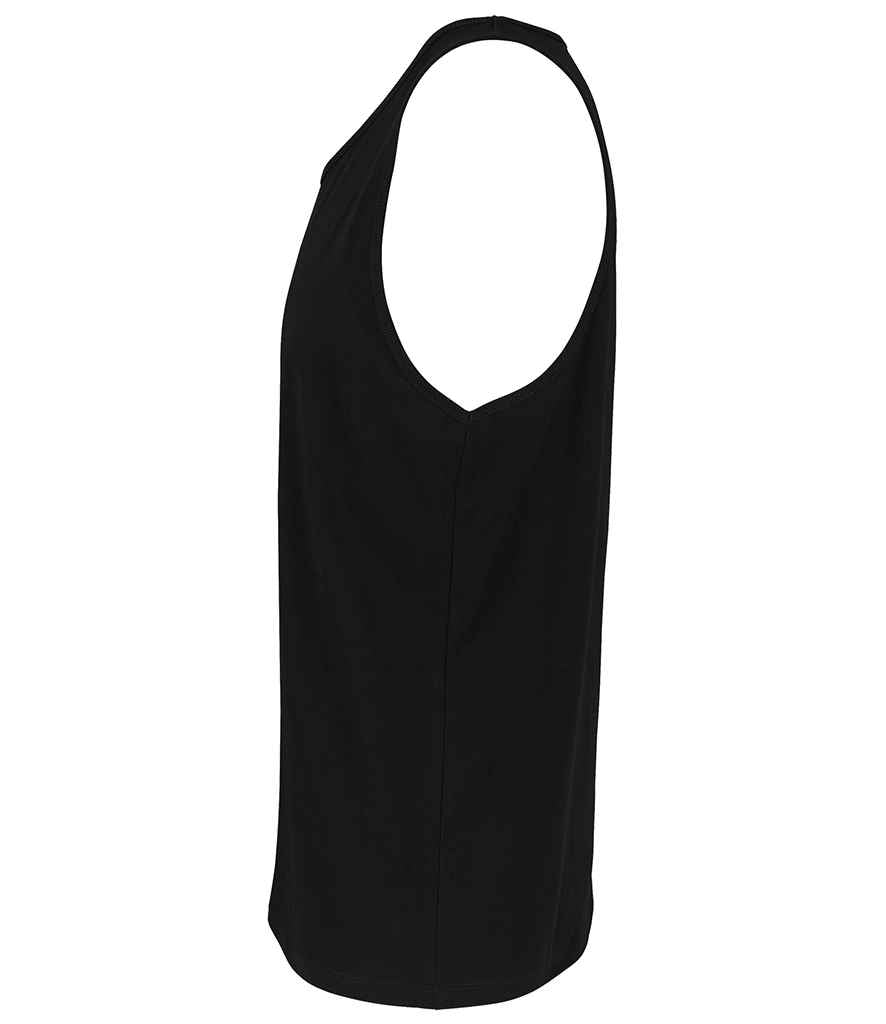 SOL'S Unisex Crusader Tank Top in Deep Black, side view
