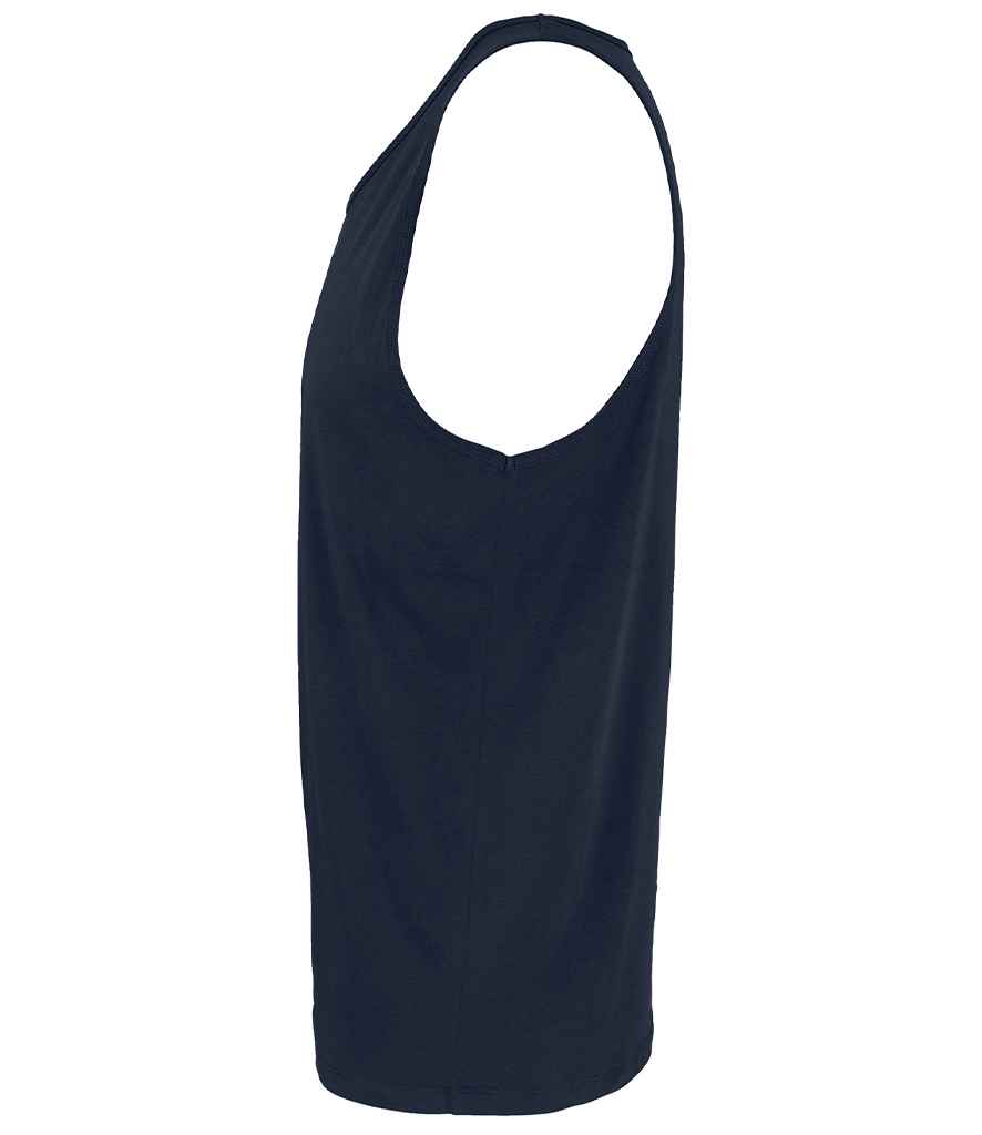 SOL'S Unisex Crusader Tank Top in French Navy, side view