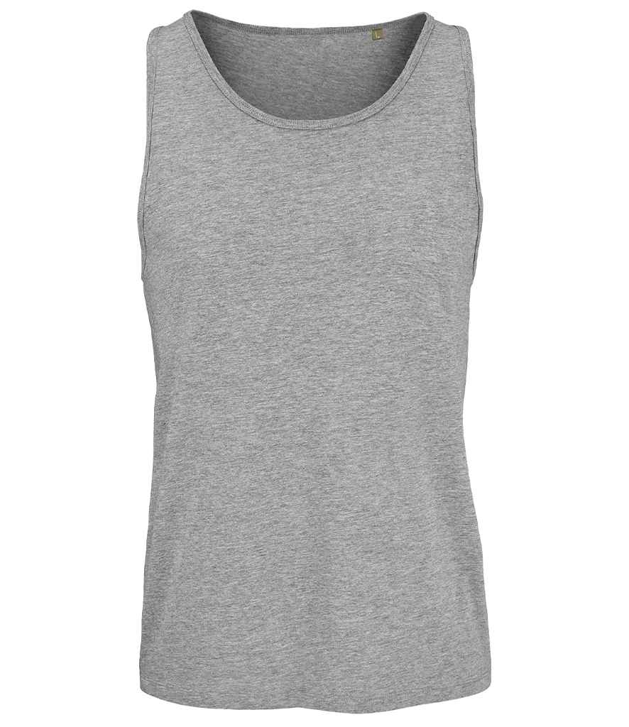 SOL'S Unisex Crusader Tank Top in Grey Marl, front view