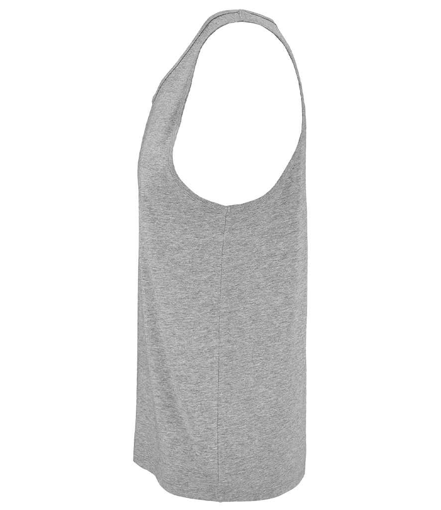SOL'S Unisex Crusader Tank Top in Grey Marl, side view