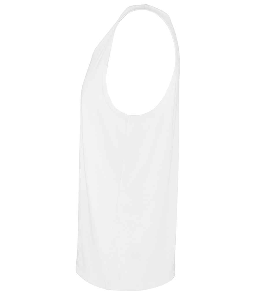 SOL'S Unisex Crusader Tank Top in White, side view