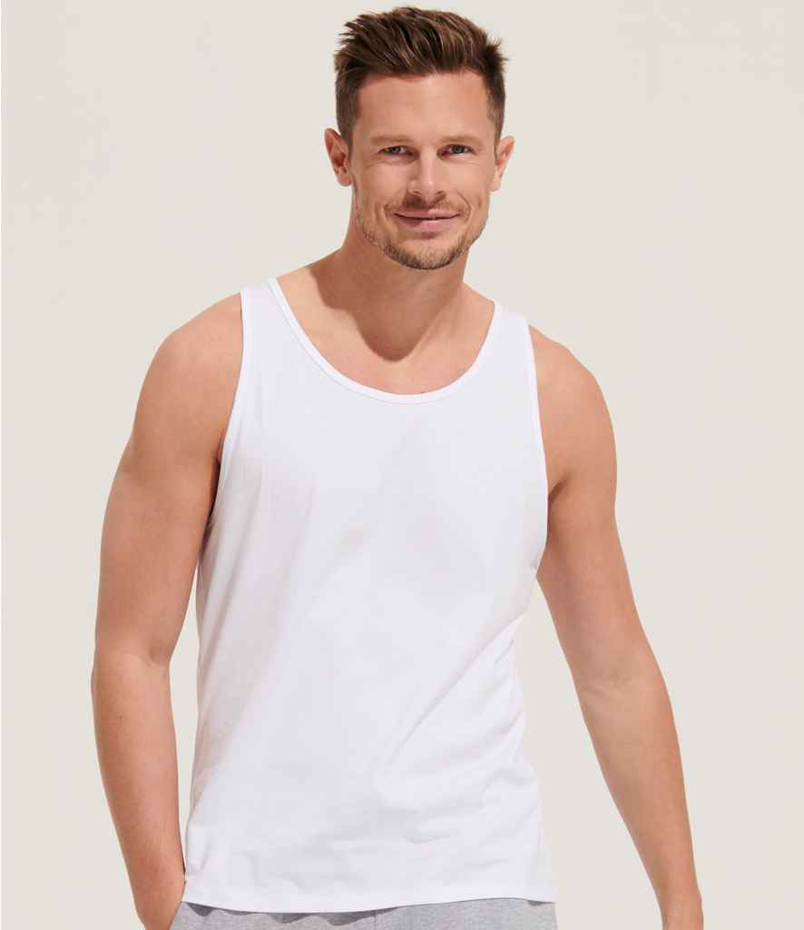 SOL'S Unisex Crusader Tank Top in White