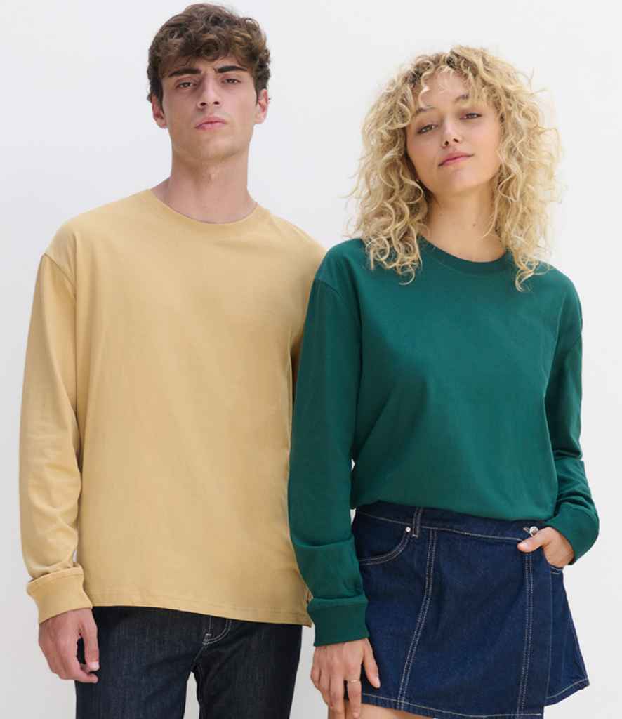 SOL'S Unisex Pioneer Long Sleeve T-Shirt in Green Empire