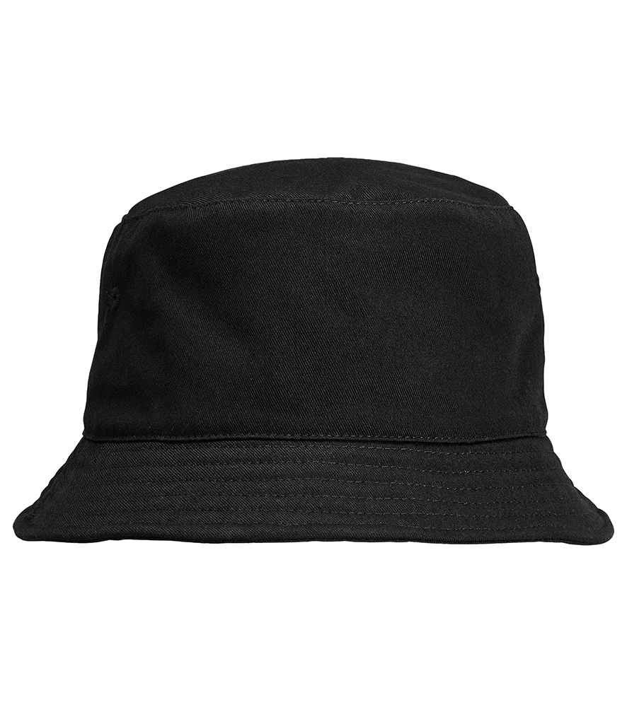 SOL'S Unisex Twill Bucket Hat in Black, front view