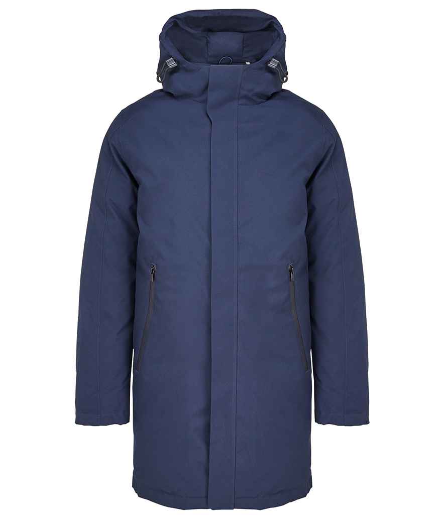 NEOBLU Alfi Warm Parka Jacket in Night Blue, front view