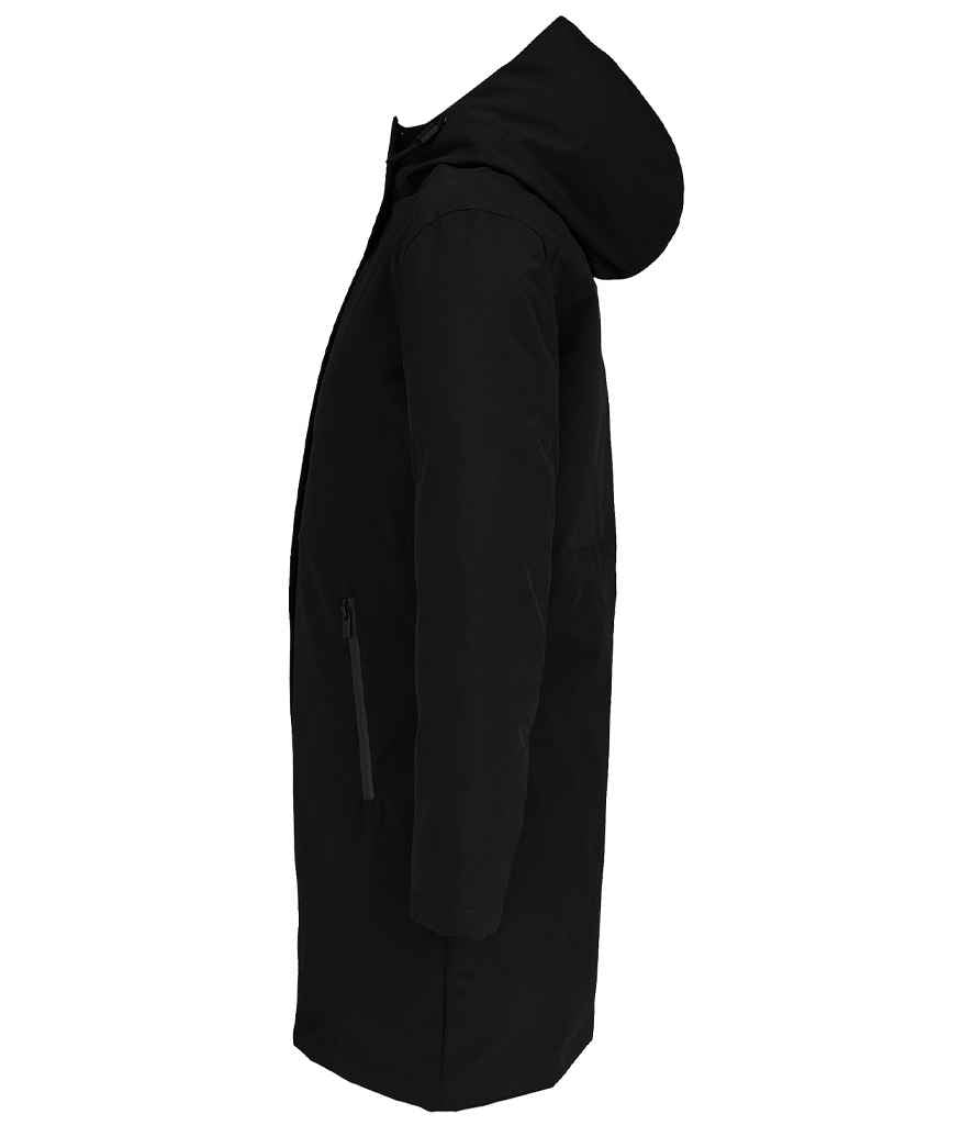 NEOBLU Ladies Alfi Warm Parka Jacket in Deep Black, side view