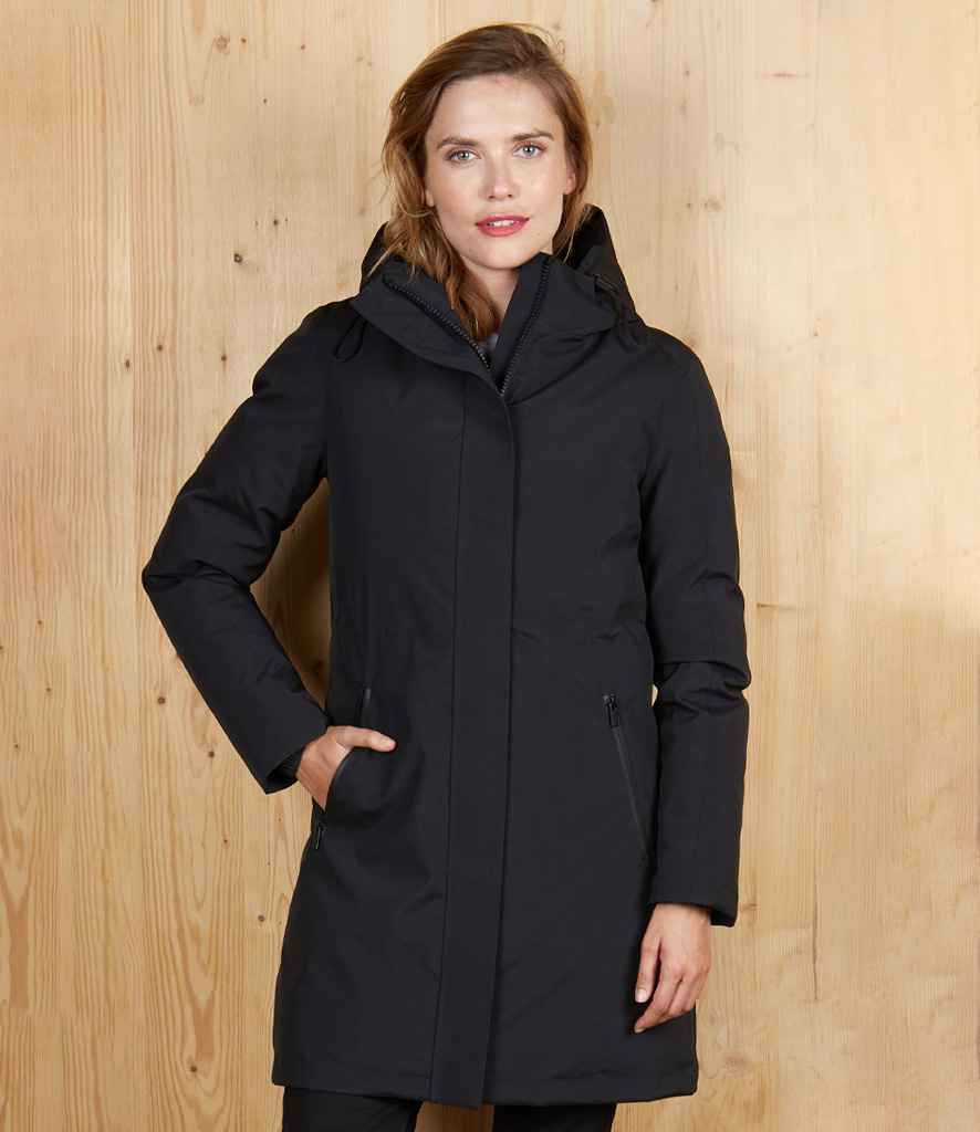 NEOBLU Ladies Alfi Warm Parka Jacket in Deep Black