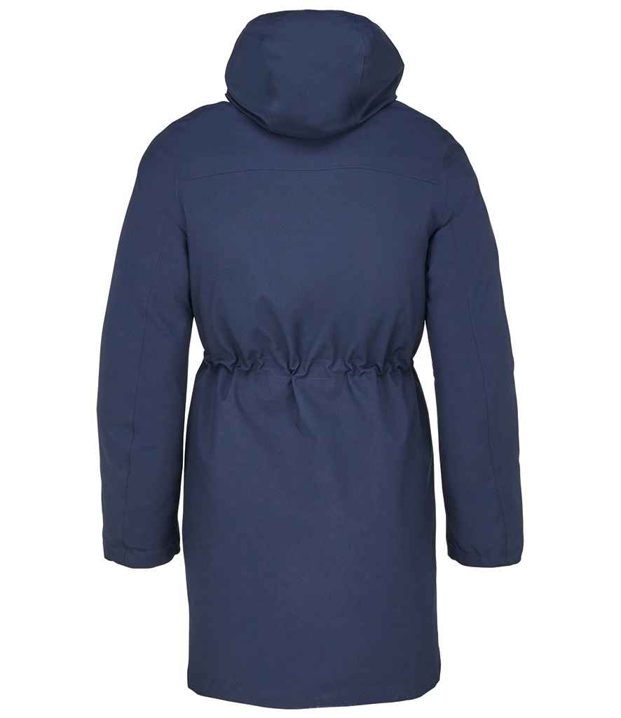 NEOBLU Ladies Alfi Warm Parka Jacket in Night Blue, back view