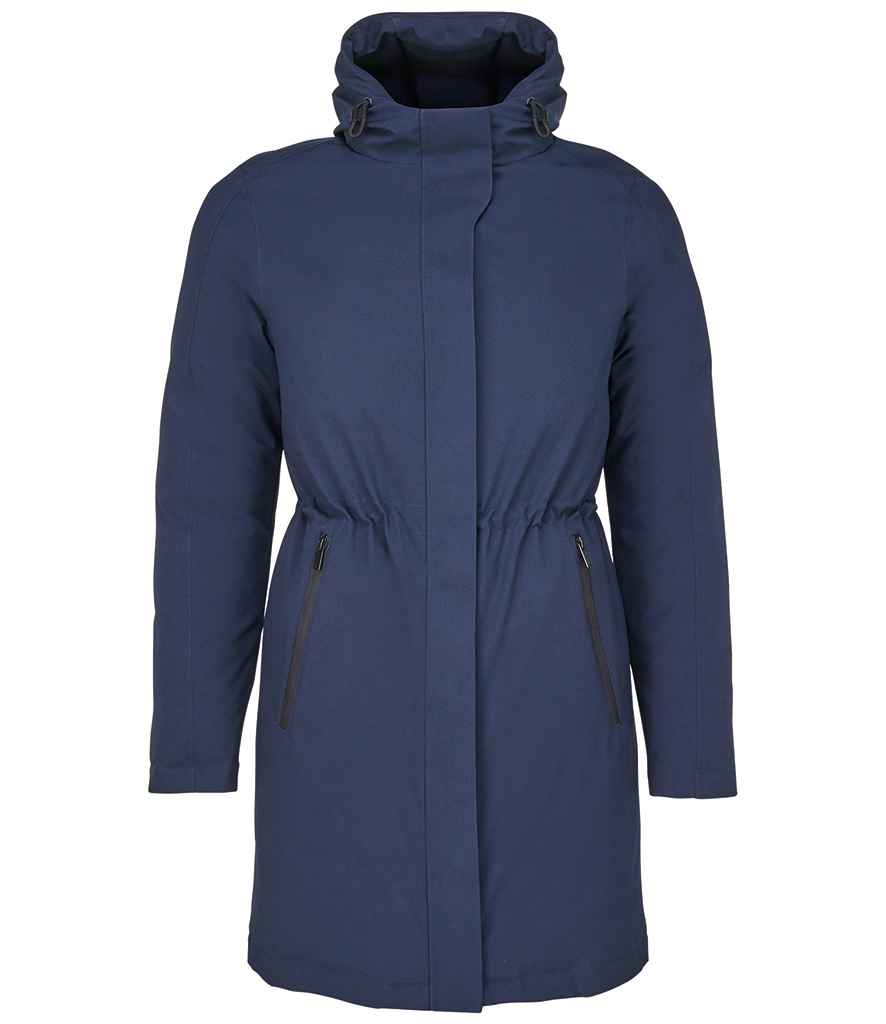 NEOBLU Ladies Alfi Warm Parka Jacket in Night Blue, front view