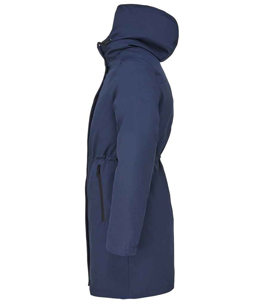 NEOBLU Ladies Alfi Warm Parka Jacket in Night Blue, side view
