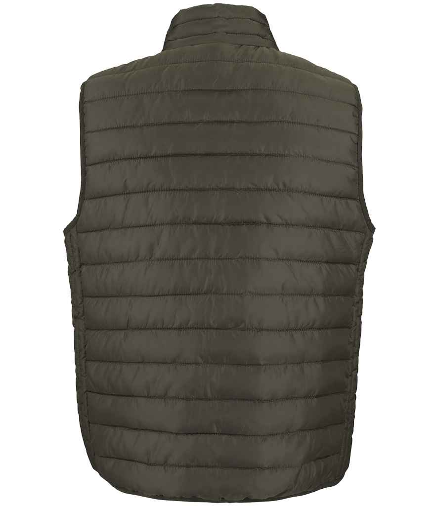 SOL'S Stream Bodywarmer in Army, back view