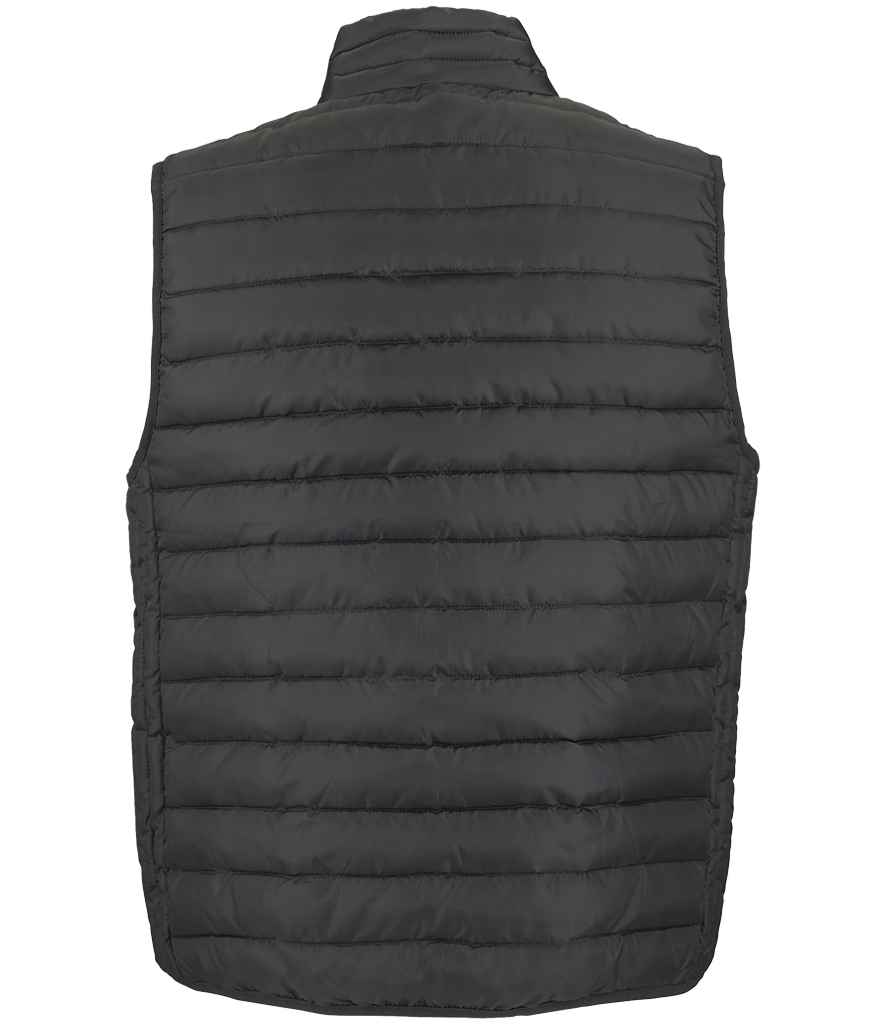 SOL'S Stream Bodywarmer in Charcoal, back view