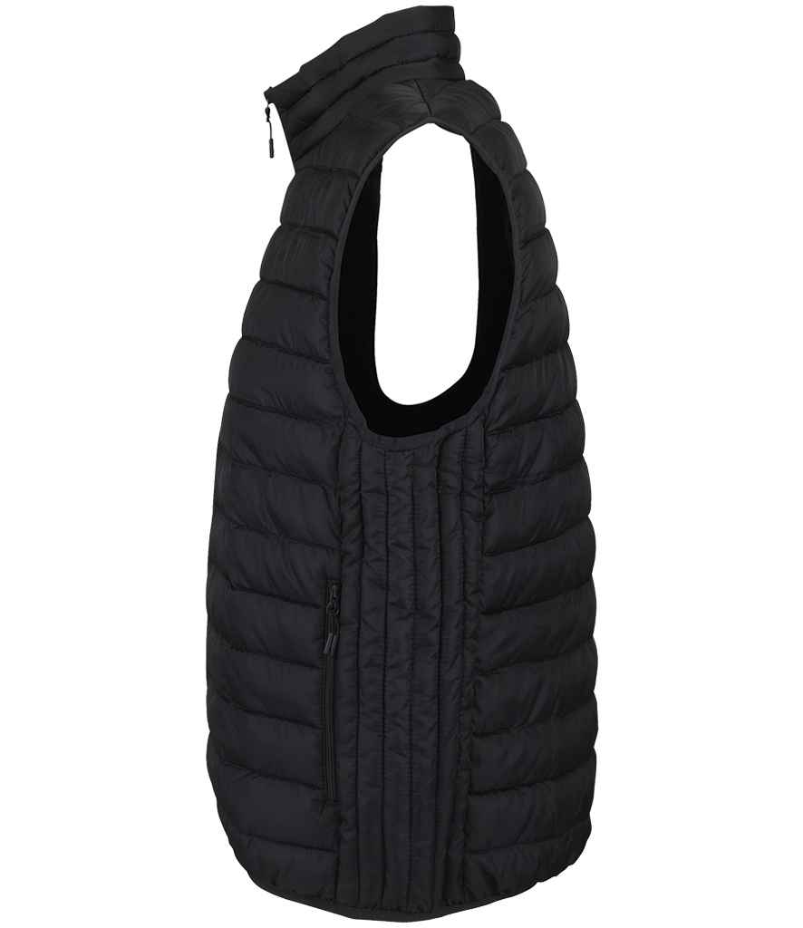 SOL'S Ladies Stream Bodywarmer in Black, side view