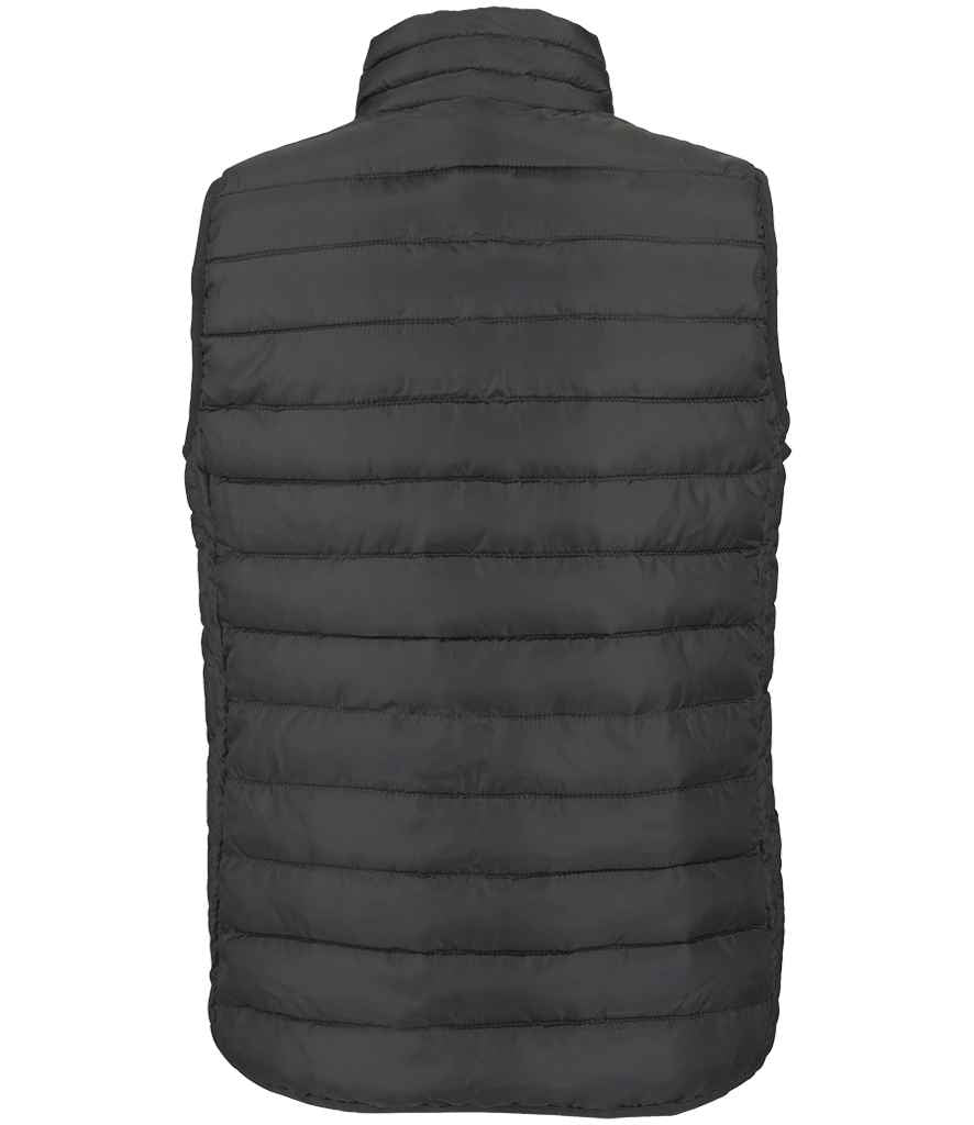 SOL'S Ladies Stream Bodywarmer in Charcoal, back view