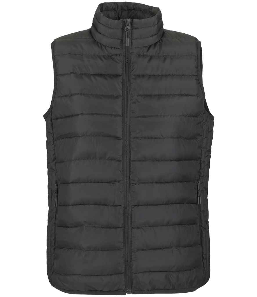 SOL'S Ladies Stream Bodywarmer in Charcoal, front view