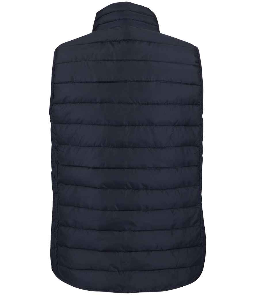 SOL'S Ladies Stream Bodywarmer in French Navy, back view