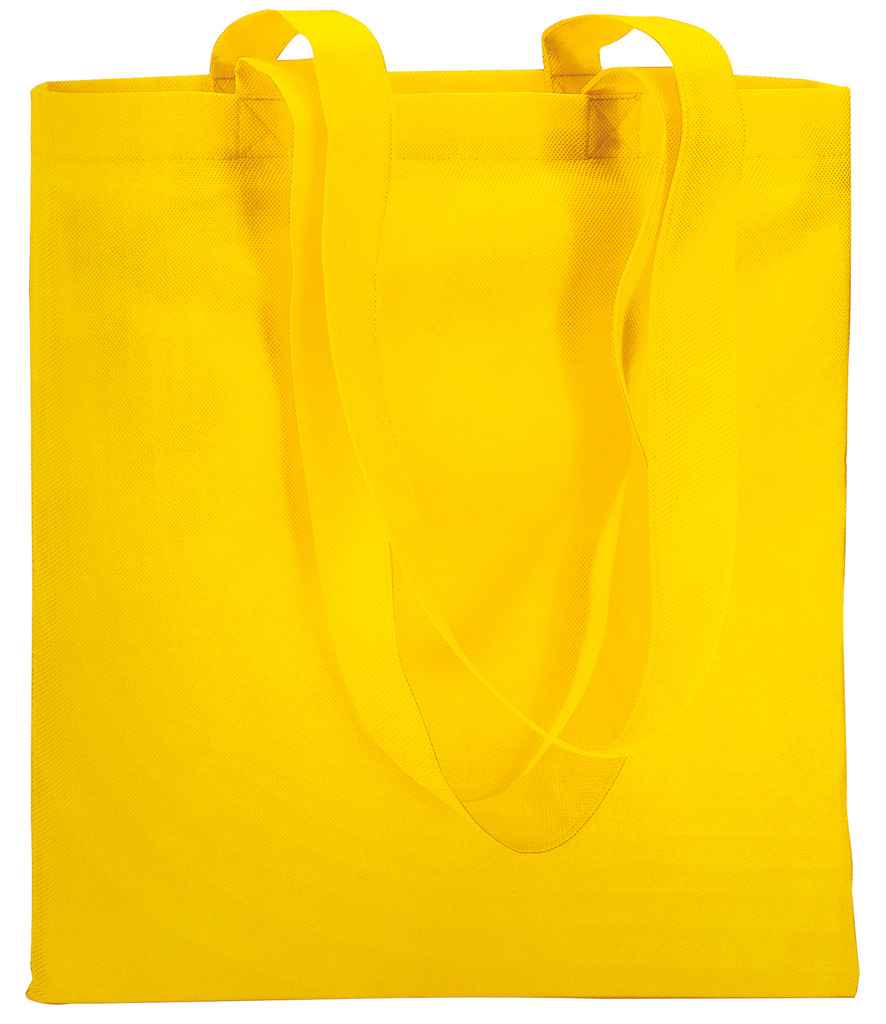SOL'S Austin Shopping Bag in Lemon, front view
