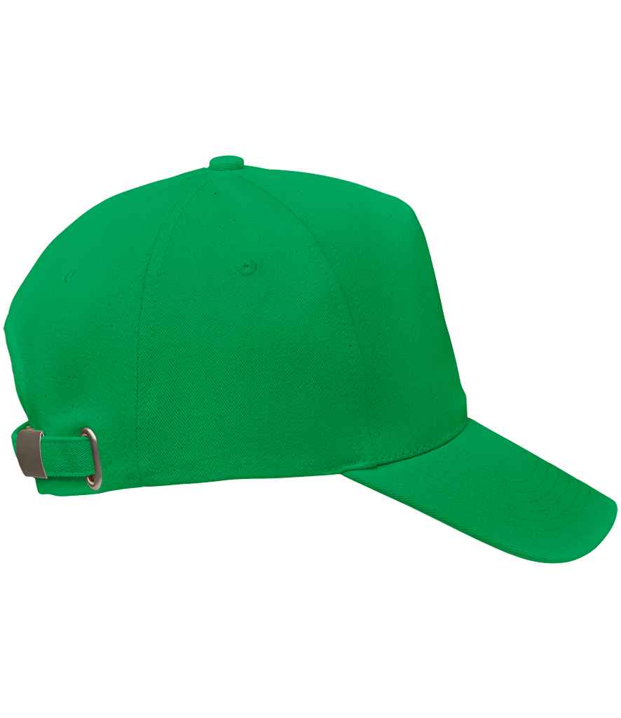 SOL'S Seoul 5 Panel Cap in Bud Green, side view