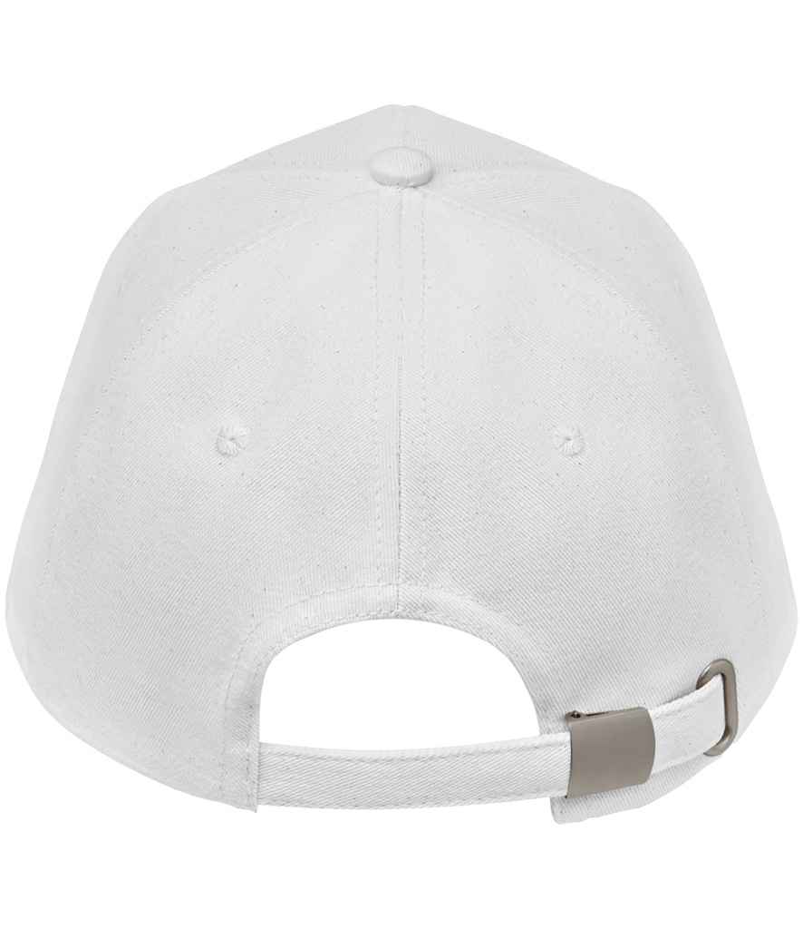 SOL'S Seoul 5 Panel Cap in White, back view