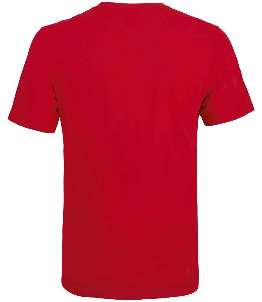 SOL'S Unisex Tuner T-Shirt in Red, back view
