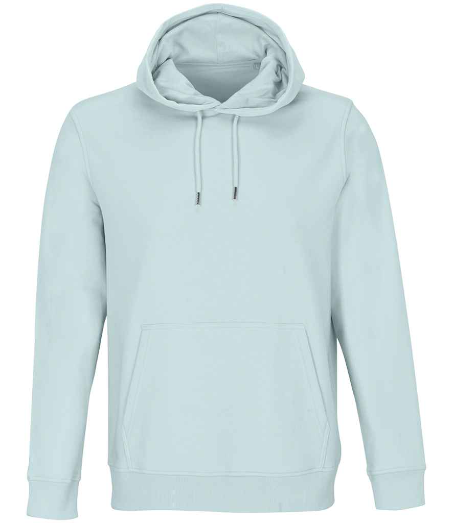 SOL'S Unisex Constellation Hoodie in Arctic Blue, front view
