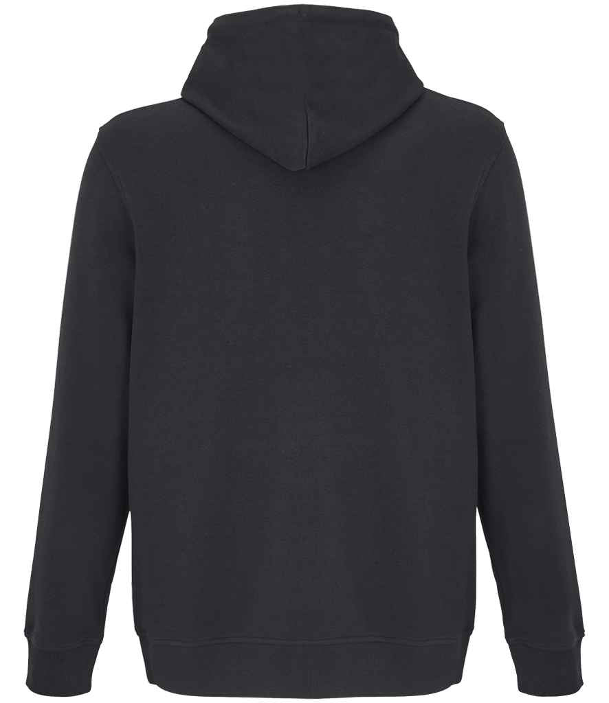 SOL'S Unisex Constellation Hoodie in Black, back view