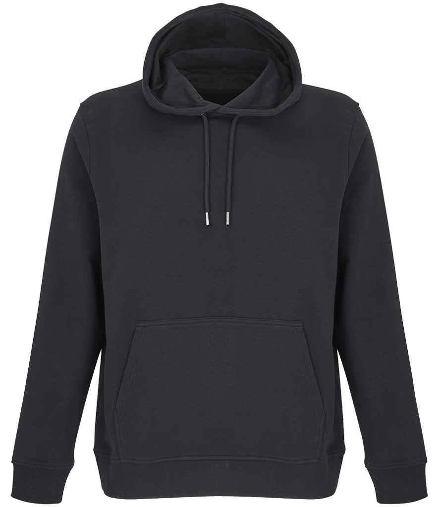 SOL'S Unisex Constellation Hoodie in Black, front view