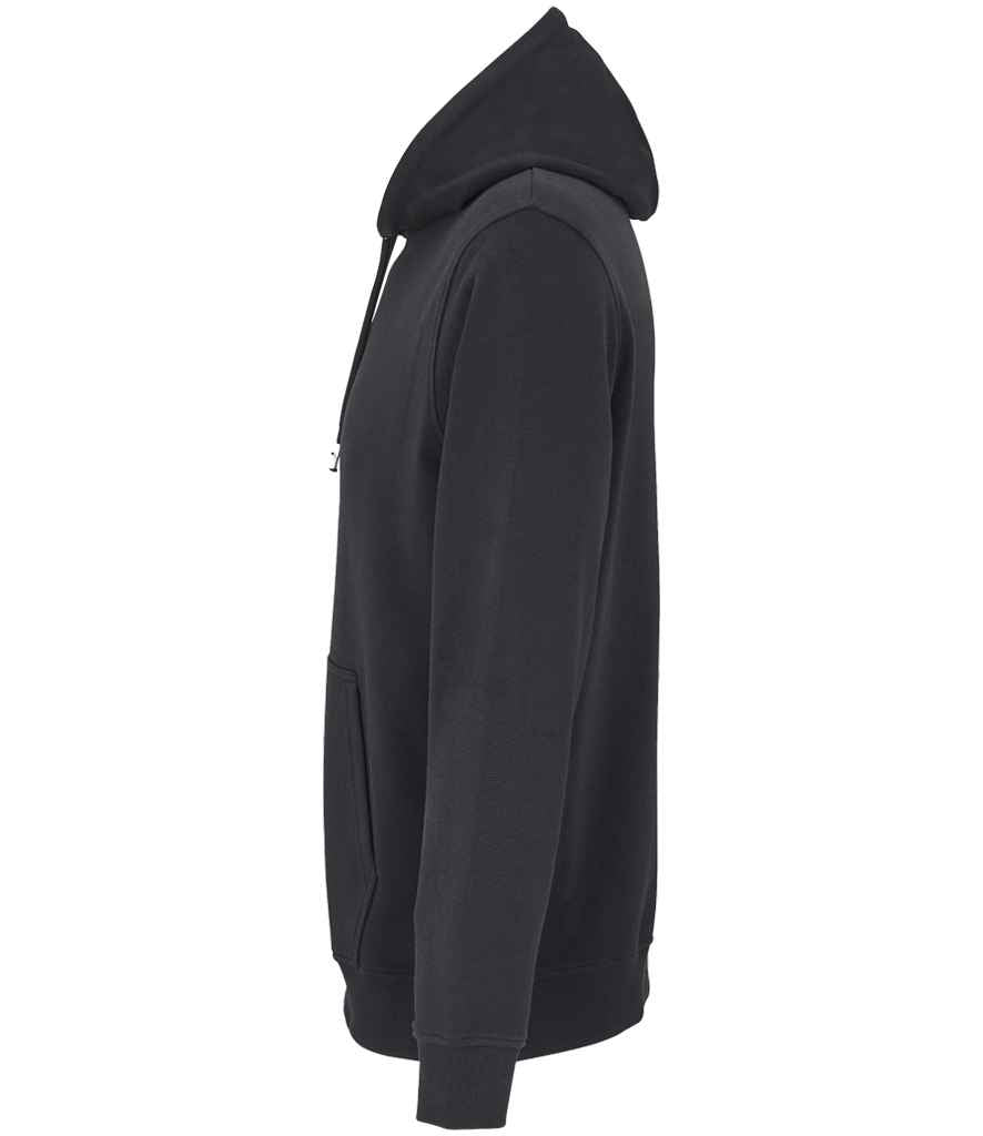 SOL'S Unisex Constellation Hoodie in Black, side view