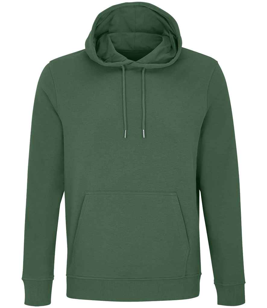 SOL'S Unisex Constellation Hoodie in Bottle Green, front view