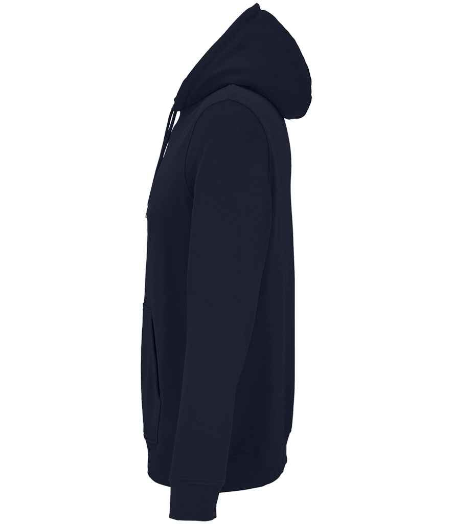 SOL'S Unisex Constellation Hoodie in French Navy, side view