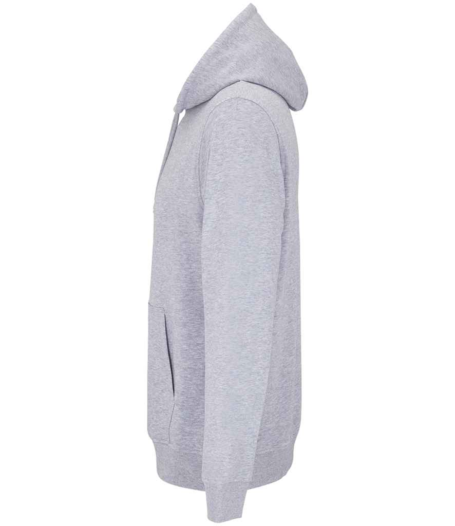 SOL'S Unisex Constellation Hoodie in Grey Marl, side view