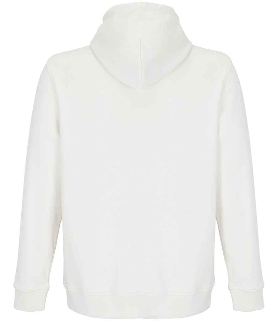 SOL'S Unisex Constellation Hoodie in Off White, back view