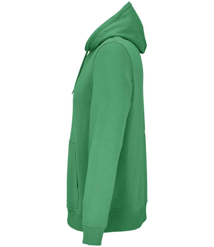 SOL'S Unisex Constellation Hoodie in Spring Green, side view