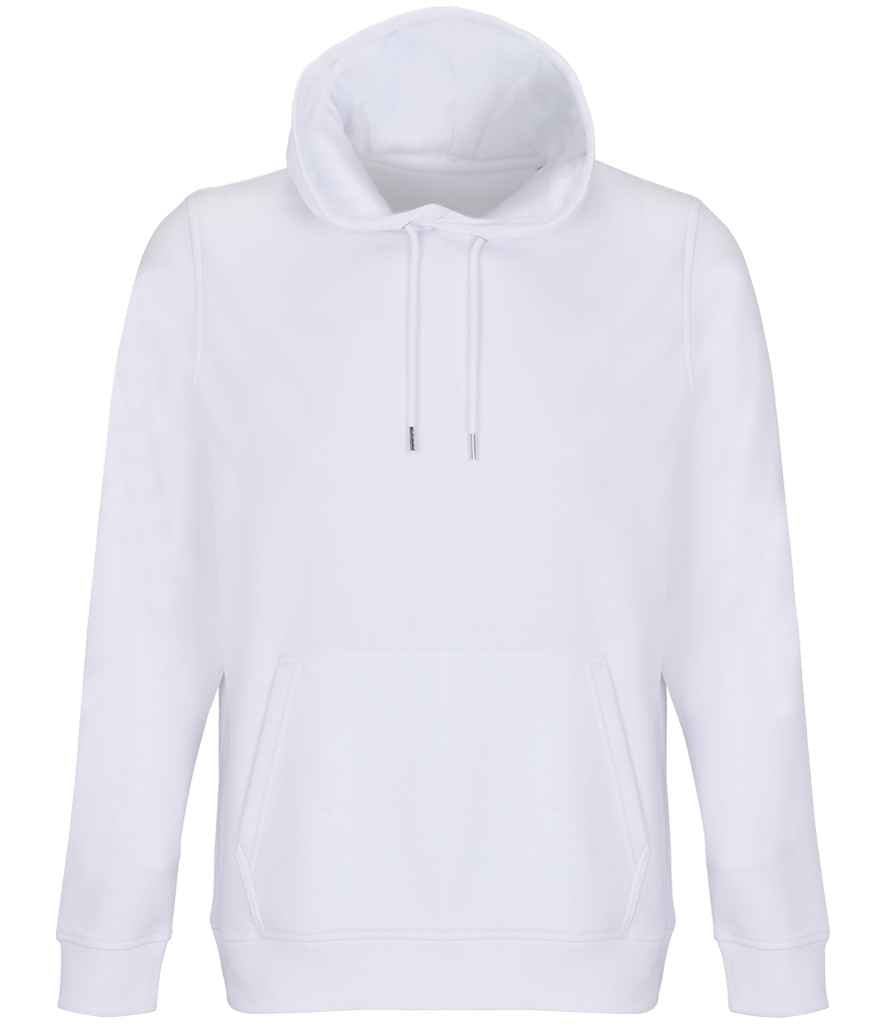 SOL'S Unisex Constellation Hoodie in White, front view