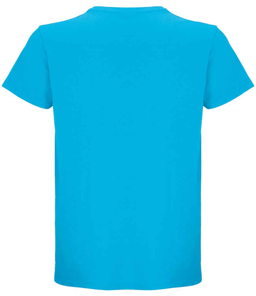 SOL'S Crusader Recycled T-Shirt in Aqua, back view