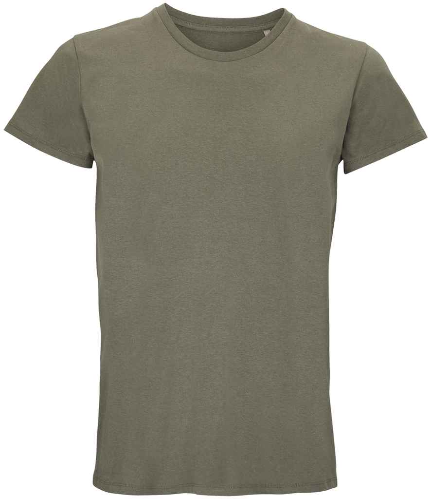 SOL'S Crusader Recycled T-Shirt in Army, front view