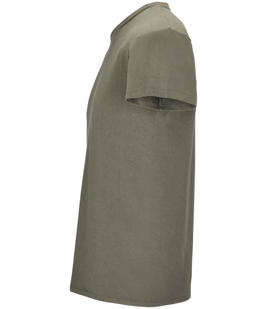 SOL'S Crusader Recycled T-Shirt in Army, side view