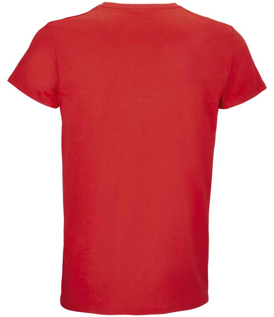 SOL'S Crusader Recycled T-Shirt in Bright Red, back view