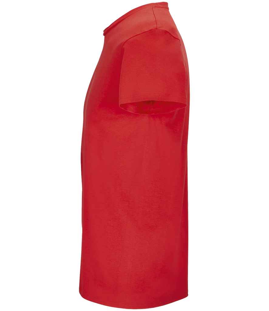 SOL'S Crusader Recycled T-Shirt in Bright Red, side view