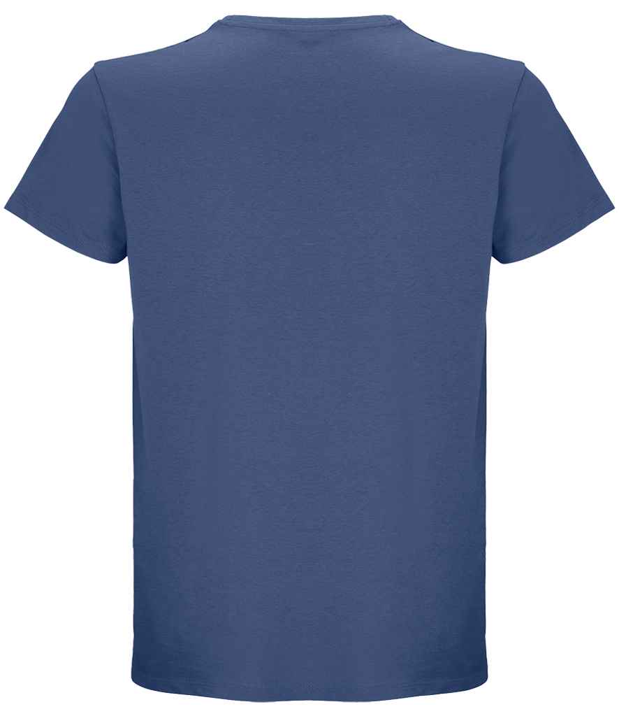 SOL'S Crusader Recycled T-Shirt in Denim, back view