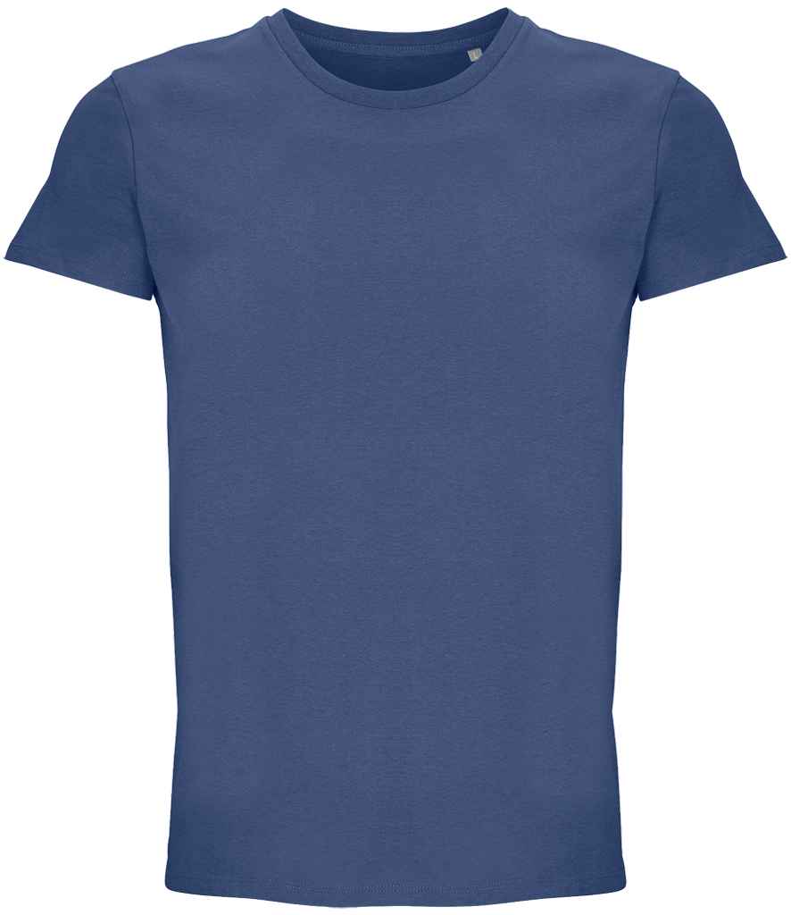 SOL'S Crusader Recycled T-Shirt in Denim, front view