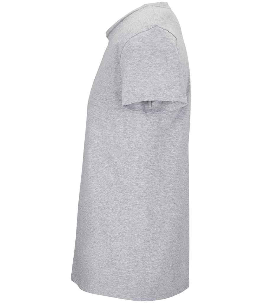 SOL'S Crusader Recycled T-Shirt in Grey Marl, side view