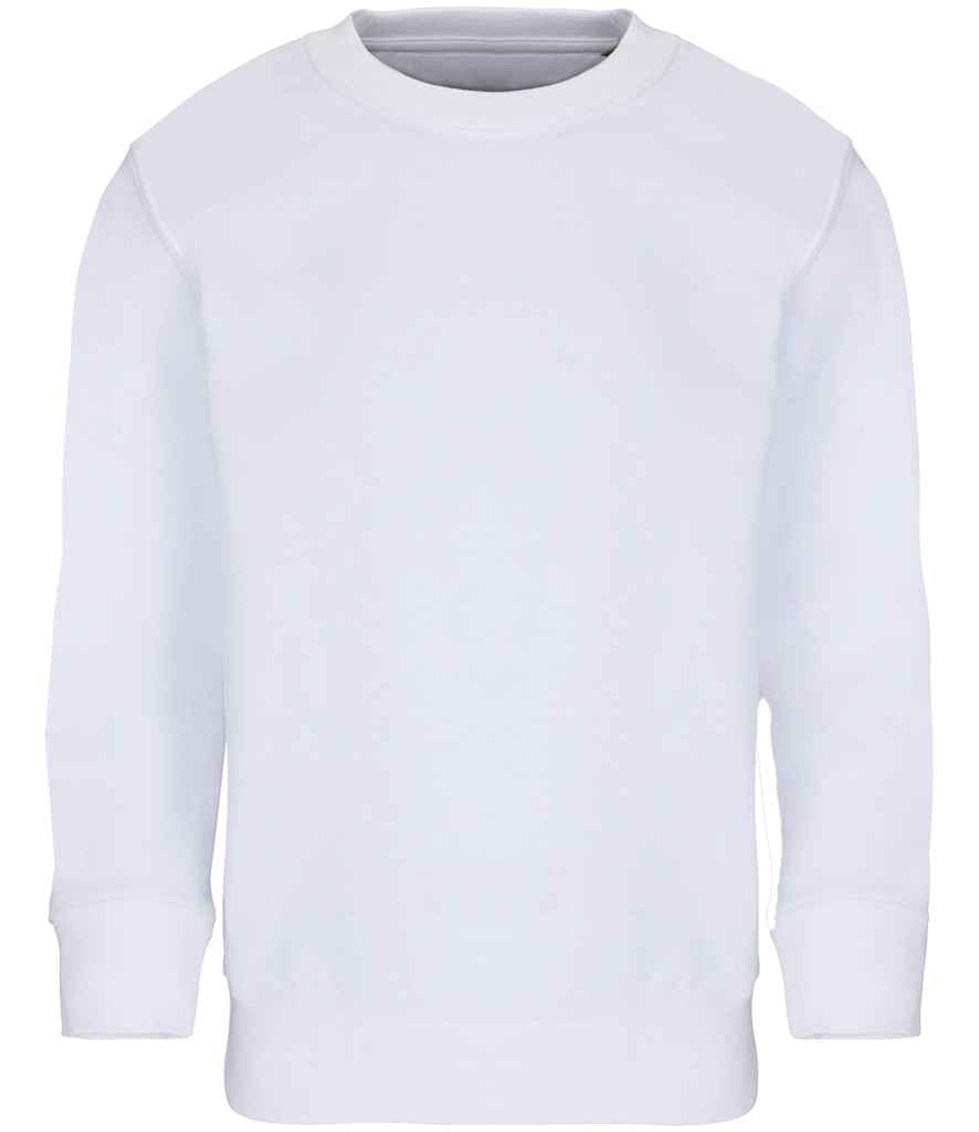 SOL'S Kids Columbia Sweatshirt in White, front view