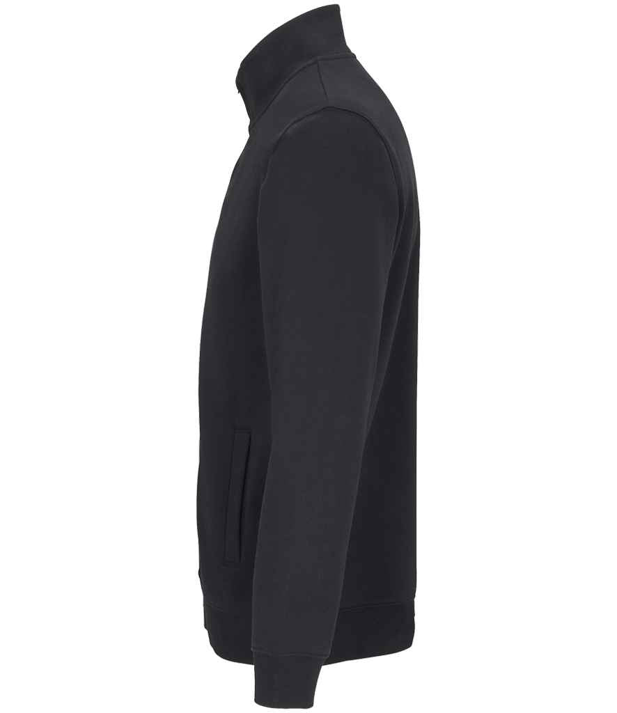 SOL'S Unisex Cooper Full Zip Sweat Jacket in Black, side view