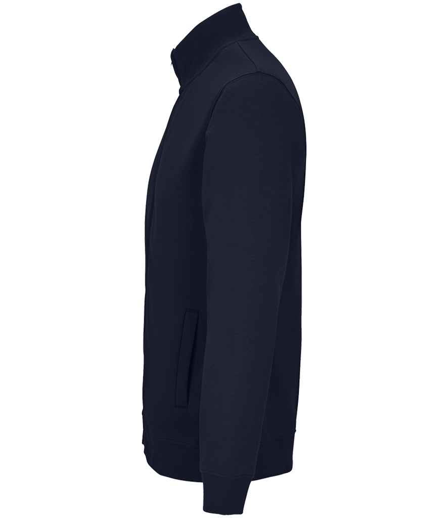 SOL'S Unisex Cooper Full Zip Sweat Jacket in French Navy, side view