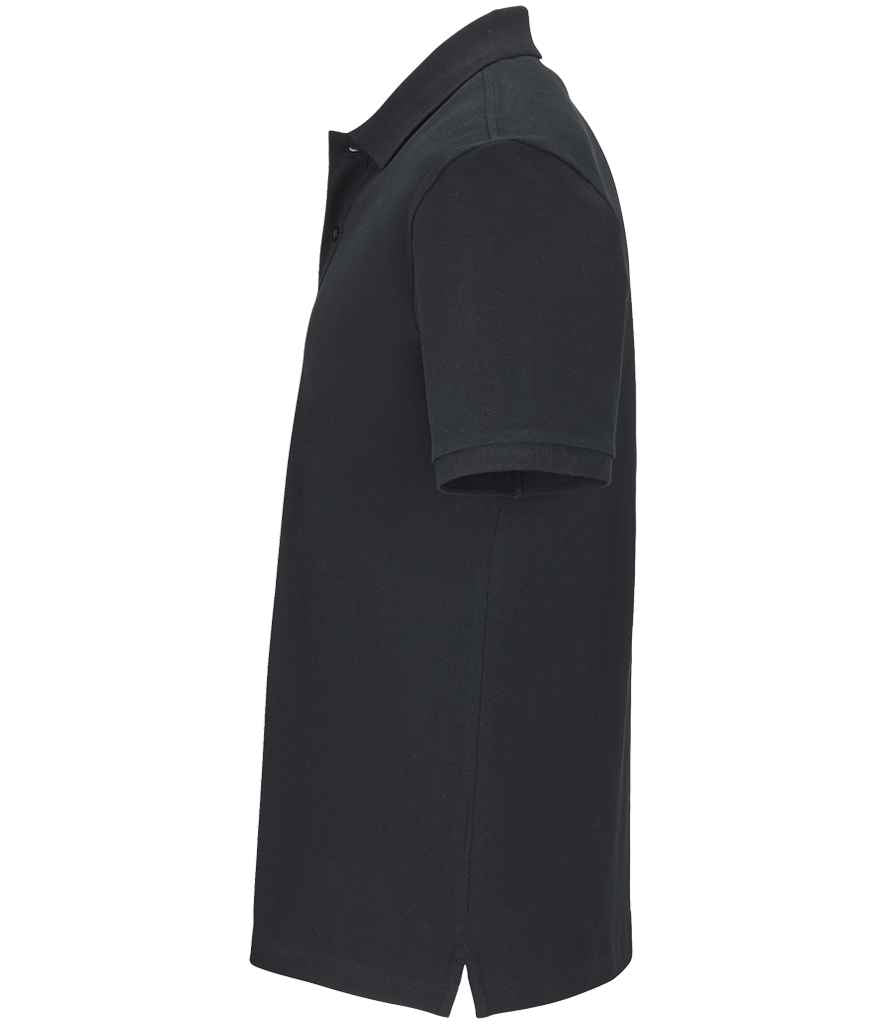 SOL'S Unisex Pegase Piqué Polo Shirt in Black, side view